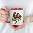 thumbnail image 3 of CafePress - Red Rooster Mug - 11 oz Ceramic Mug - Novelty Coffee Tea Cup, 3 of 3