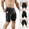 thumbnail image 5 of Niksa 4 Pack Compression Shorts Men with Pocket, Spandex Running Shorts Sport Athletic Workout Performance Underwear, 5 of 6