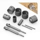thumbnail image 3 of SDS Plus Hammer Drills Wall Hole Saw Drill Bit Set Cutter Tools,70mm, 3 of 5