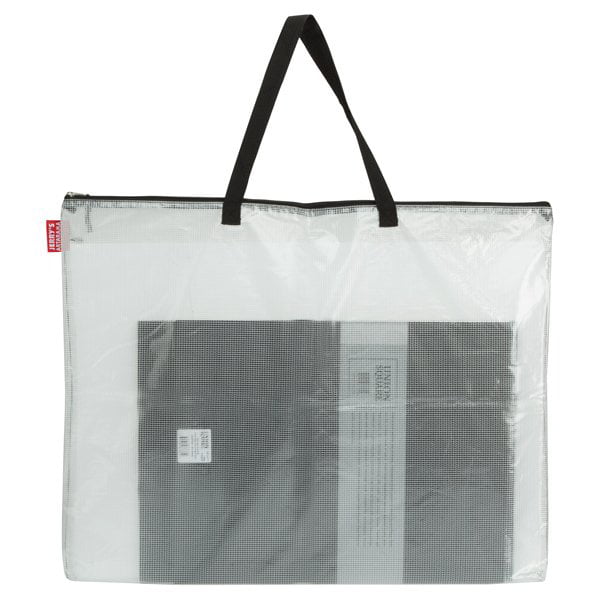 Storage Pouch Bag Creative Mark Plastic Zipper Bag Semi-Opaque Large Zipper Pouch Durable Plastic Waterproof Pouch 