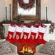 thumbnail image 5 of VEYLIN 20 Inch Christmas Stockings with Letters, Plush Christmas Stockings Large Embroidered Stockings Christmas Stockings for Kids/Adult Red Letter(X, 5 of 5