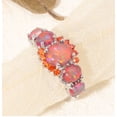 thumbnail image 2 of Women's Elegant Opal Ring European Inspired Design Lightweight Alloy Ring Jewelry Gift For Her Fashion Ring Sizes 5 to 12 Daily Wear Ring, 2 of 3