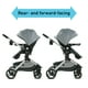 thumbnail image 4 of Graco Modes Nest Travel System, Includes Baby Stroller with Height Adjustable Reversible Seat, Pram Mode, Lightweight Aluminum Frame and SnugRide 35 Lite Elite Infant Car Seat, Bayfield, 4 of 5