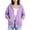 Purple, variant on Guluxicc Women's Athletic Hooded Jackets with Pockets Drawstring Full Zip Long Sleeve WindBreaker Jackets for Outdoor Workout Wear Spring Summer Casual Outfits