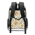 thumbnail image 2 of Rocae Autumn Pumpkins Leaves for 16inch Clear Backpack Transparent School Backpack for Women Men, Capacity Clear Bag for College, Travel, 2 of 7