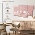 thumbnail image 5 of Elephant Stock Blush Pink Dream Wall Art - Horizontal Multi Panel Canvas - Bedroom Wall Decor - Inspirational And Typography Multi Panel - Pink And White Decor By Urban Epiphany - 84" x 54", 5 of 8