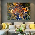 thumbnail image 3 of Oil Painting Wall Art Hand Painted Lava Canvas Paintings Home Decoration for Bedroom Livingroom, 3 of 7