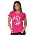 thumbnail image 3 of Courage Strength Love Life Support Womens Fitted Plus Size Graphic Tee Brisco Brands 3X, 3 of 5