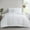 White, variant on Aisbo Reversible Comforter Set Twin - Fluffy 2-Pieces Comforter Set Soft and Lightweight, Black and White All Season Down Alternative Comforter for Twin Size Bed with 1 Reversible Pillow Shams