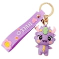 thumbnail image 5 of Mosey Year of 2024 Mascot Dragon Keychain Cute 3D Dragon Figurine Hanging Ornament Cartoon Animal Keyring Charm Backpack Decoration New Year Gift, 5 of 8