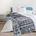 thumbnail image 5 of Yibo Happy 50th Birthday Gifts Blanket Flannel Soft and Comfortable Anti-static Bed Sofa Blanket, 5 of 7
