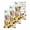 Yellow, variant on Sunflowers Dog Kitchen Dish Towels for Drying Dishes Set of 3, Spring Watercolor Floral Stars Wood Grain Waffle Weave Microfiber Hand Tea Bathroom Towels Quick Dry & Absorbent Towel 15.7x23.6