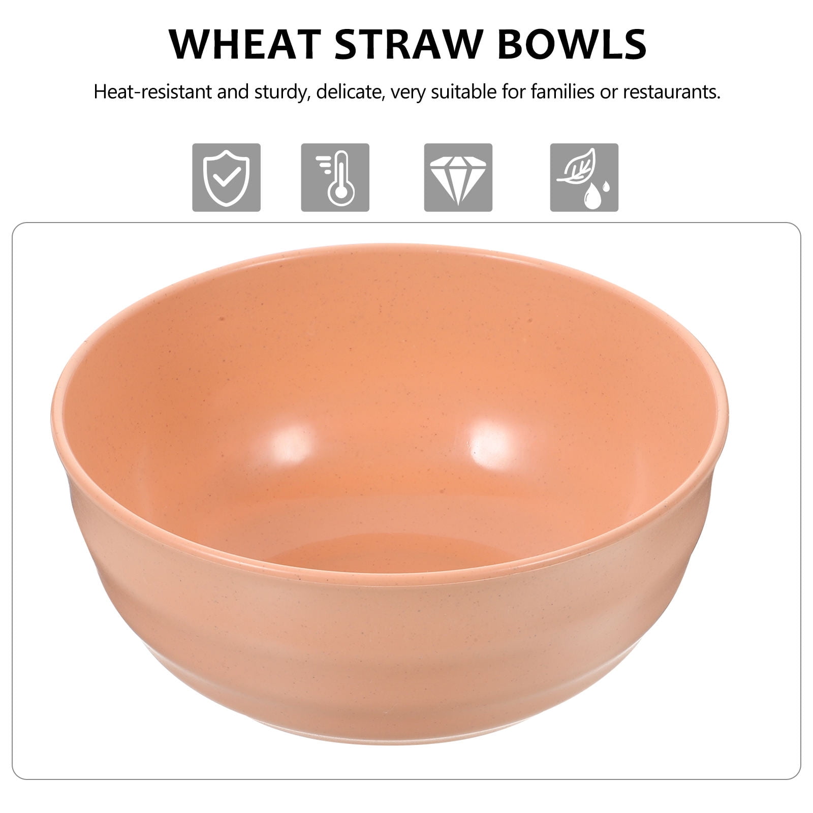 SKISUNO Bowls Set Large Capacity for Daily Use 4Pcs 7.9In X 3.9In X 3.7In