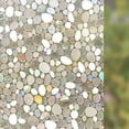 thumbnail image 1 of Window Film, Vinyl Adhesives, Decorative 3D Glass Tint Stickers, Static Door Window Covering, Tinted Window Stickers, Frosted Privacy, Sticker, Pebble Pattern (17.5 inch x 78.7 inch), 1 of 5