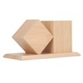 thumbnail image 2 of Pen Holder Clock Voice Control HD LED Display USB Battery Powered Wooden Digital Alarm Clock, 2 of 5