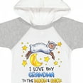 thumbnail image 4 of Inktastic I Love My Grandma to the Moon and Back Cute Sheep Boys or Girls Baby Bodysuit, 4 of 5