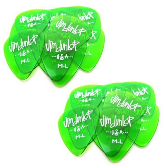 Dunlop Guitar Picks  Gels  Medium Light  486P-ML  24 Pack