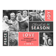 Cherish The Season Standard Holiday Card