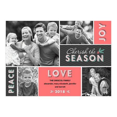 Cherish The Season Standard Holiday Card
