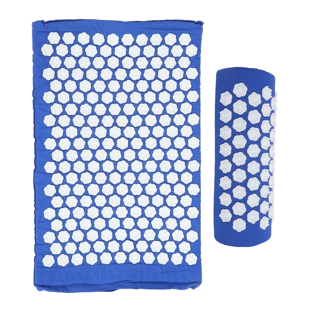 Acupressure Mat, Acupressure Pad Elastic Sponge Relaxation Long Enough For Home For Women Blue