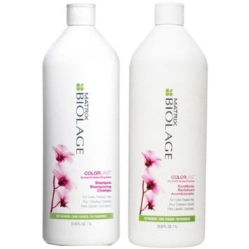 ($58 Value) Matrix Biolage COLORLAST Shampoo and Conditioner Liter Duo, 33.8 Oz