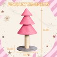 thumbnail image 2 of ZephyPaws 32in Christmas Tree Cat Scratching Post,Natural Sisal Rope Cat Tower to Satisfy Cats’ Claw Instincts,Christmas Decor Sisal Rope Cat Toys for Kitty and Adult Cats,Pink, 2 of 8