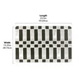 thumbnail image 5 of FloorPops Checker Black Stone Quick Drying Mat, 5 of 7