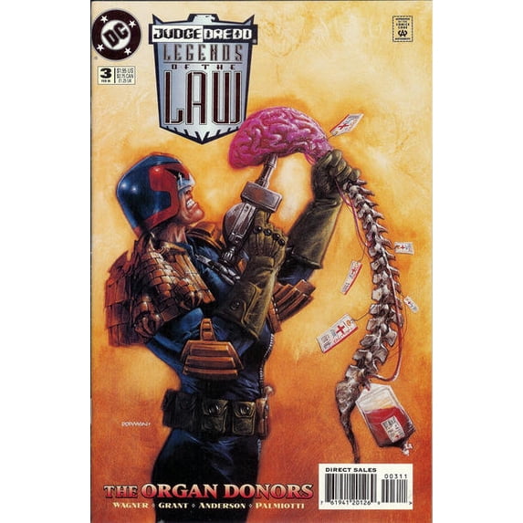Judge Dredd: Legends of the Law #3 VF ; DC Comic Book