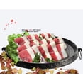 thumbnail image 5 of Sartén para parrilla de barbacoa de estilo coreano con superficie recubierta de Maifan, placa de barbacoa antiadherente sin humo para parrilla interior y exterior, 5 of 5