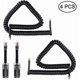 thumbnail image 2 of 2 Pack 360 Anti-Tangle Swivel Telephone Cord Detanglers, Black, 2 of 5