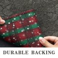 thumbnail image 6 of Red and Green Plaid Christmas Snow Pattern Door Rugs,Washable Non Slip Door Mats Indoor,Decorative Door Mats,Entry Mat Indoor for Entrance,Bedroom,Kitchen,Bathroom,16"x24", 6 of 6