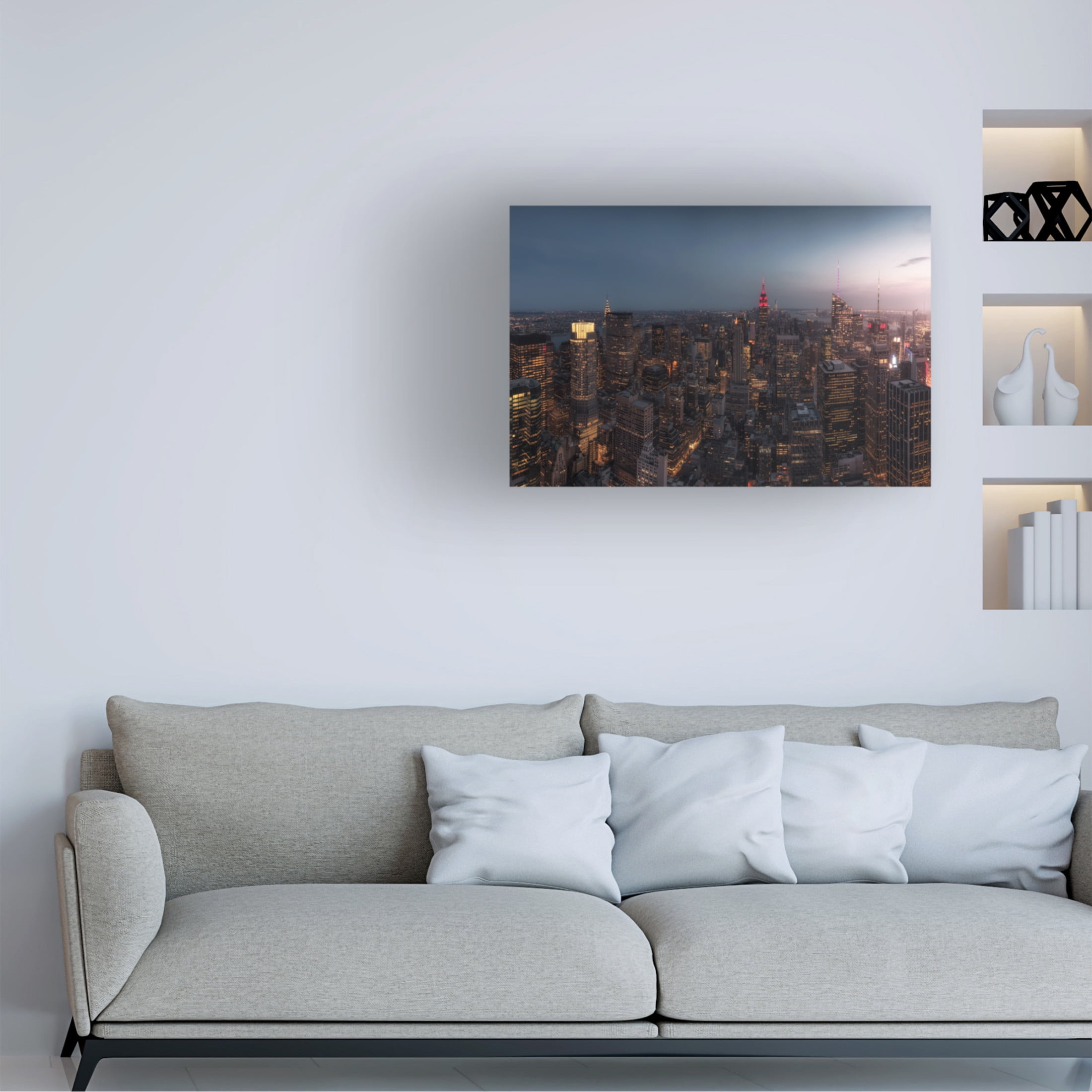 Canvas Wall Art - David Martin Castan 'Top' Wall Art for Living Room, Bedroom, or Office Décor by Trademark Fine Art - 19 x 12 Inches