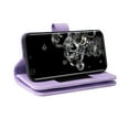thumbnail image 3 of Compatible with Samsung Galaxy S20 Ultra Wallet Case, [6 Card Slots] Removable Adjustable Crossbody Necklace Lanyard Shoulder Strap Zipper PU Leather Case for Samsung Galaxy S20 Ultra,Purple, 3 of 9