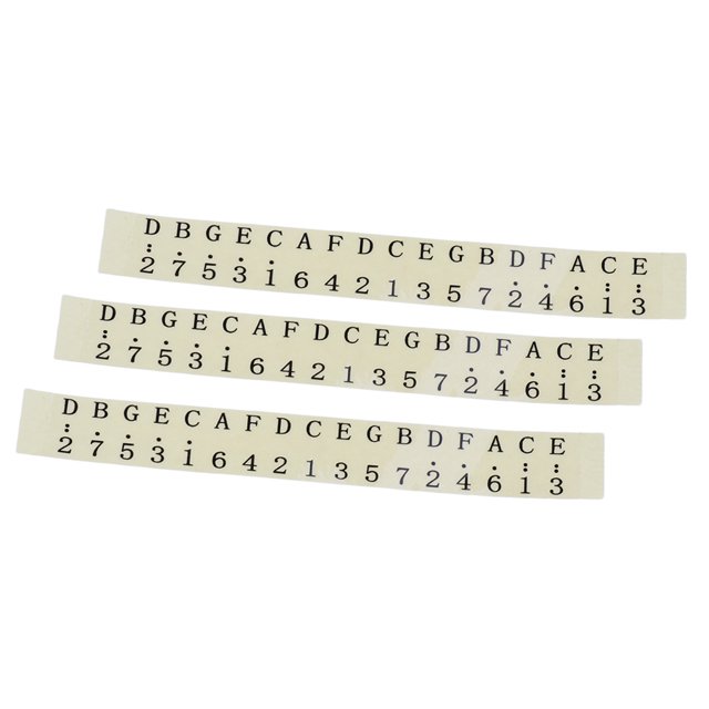 Etiqueta Engomada de Acero Sunnimix Para Musicales Del Principiante 3pcs Kalimba Scale Sticker