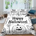 thumbnail image 1 of Cartoon Duvet Cover Set Pumpkin Ghost Printed Bedding Cover Set Children Adult Halloween Bedspreads, 1 of 4