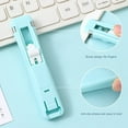 thumbnail image 3 of Push Clip Stapler Strong Binding Not Harm Paper Anti-slip Binder Clips Paper Fixing Stapler Office Supplies, 3 of 7