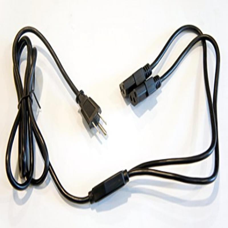 Dual Monitor Computer Screen Power Cord Cable 6