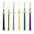 thumbnail image 1 of Tassel Decoration Hanging Date Drop Tassel Pendant Cap Drop Polyester Graduation Cap Drop Prop, Purple, 1 of 9
