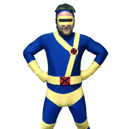 Cyclops Adult Costume Body Suit X-Men Superhero Spandex Body Suit Mens
