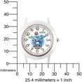 thumbnail image 5 of Emoji Kids' Captain America Stainless Steel Time Teacher Watch, Blue Hook and Loop Nylon Strap with Black Backing, 5 of 6