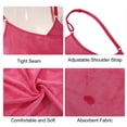 thumbnail image 3 of Toalla de Baño para Mujer Unique Bargains Rosa Roja, 3 of 7