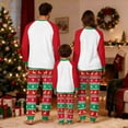 thumbnail image 4 of Uaswgudfs Christmas Family Matching Pajamas Dad’s Set, Snowman Print Long Sleeve Crew Neck Top + Dual Pocket Pants, Festive Holiday Sleepwear for Dad – Walmart Holiday Bestseller, 4 of 7