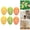 A, variant on LGHDIWN 6-Piece Creative Broken Easter Egg Hanging Decor - Multicolor 3D Plastic Egg Ornaments for Festive Scene Arrangement and Spring Home Wall or Ceiling Decoration