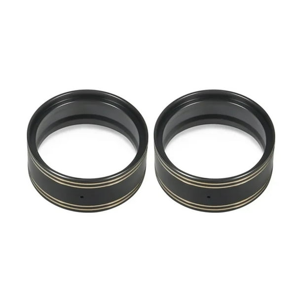 Llanta de rueda Ounissouiy anillo exterior RC 1/10 Negro