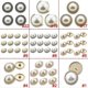 thumbnail image 4 of KAIYANG 20 botones de perlas de imitación exquisitos para coser botones de capucha para ropa, camisas y bolsos con asas (25 cm) estilo 01, 4 of 5