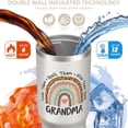 thumbnail image 3 of 30 Oz Tumbler Rainbow Text Tumbler with Lid and Straw, Birthday Gift Cup for Friend Women Men Coffee Travel Mug Thanksgiving Day Halloween Christmas Gift Water Bottle, 3 of 7