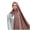 Khaki, variant on Comdrip Women's Muslim Head Scarf Solid Color Long Scarf, Navy One Size
