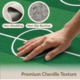 thumbnail image 6 of ODIKA 6'x9' Washable Area Rug Athletic Grass Pitch Doormat Featuring Star Crest And Goal Markings for Family Room, Living Room, Master Bedroom, Non-Slip, Easy Care, 6 of 7