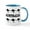 White/Blue Inside, variant on CafePress - Kangaroos Australia Mug - 11 oz Ceramic Mug - Novelty Coffee Tea Cup