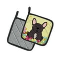 thumbnail image 2 of Easter French Bulldog Brindle Pair of Pot Holders, 2 of 3
